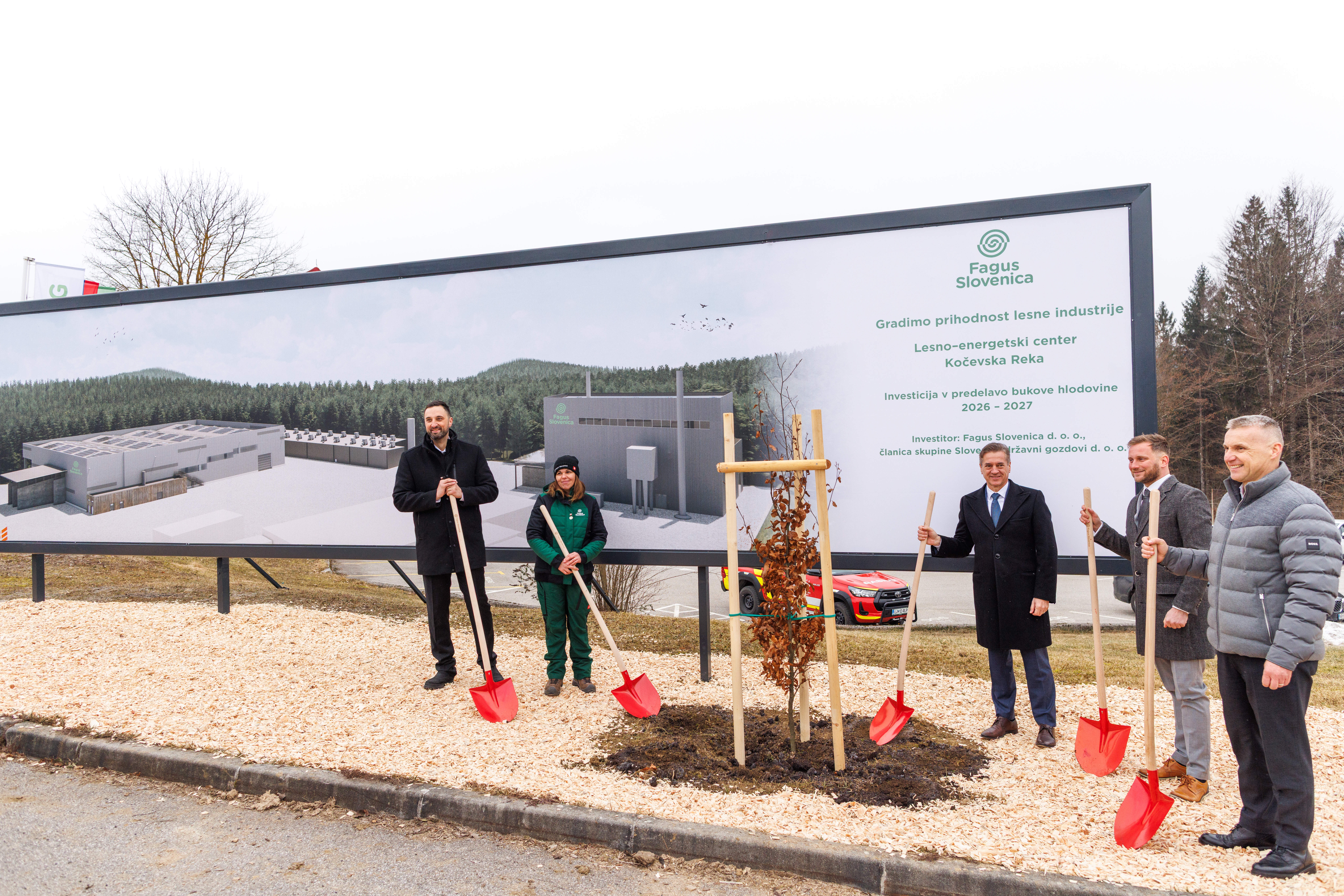 Začetek investicije v nov lesno-energetski center Kočevska Reka
